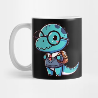 Kawaii Tyarannosaurus Go To School Mug